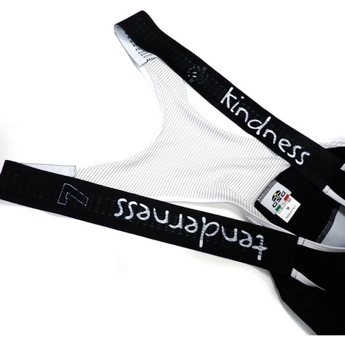 7-ITA ( セブンアイティエー ) ビブショーツ SMILE BIBSHORTS ( スマイル ビブショーツ ) ブラック/ホワイト S