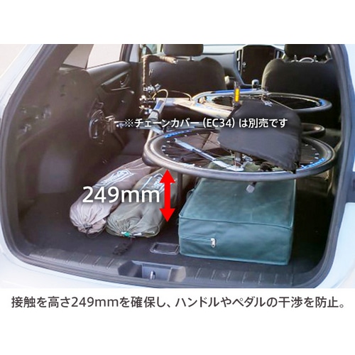 TERZO ( �e���b�c�H ) SIDEWAYS CABIN CYCLE CARRIER-1 EZ LOCK ( �T�C�h�E�F�C �L���r�� �T�C�N�� �L�����A 1�C�[�W�[���b�N ) ���[�^�C�v EC33