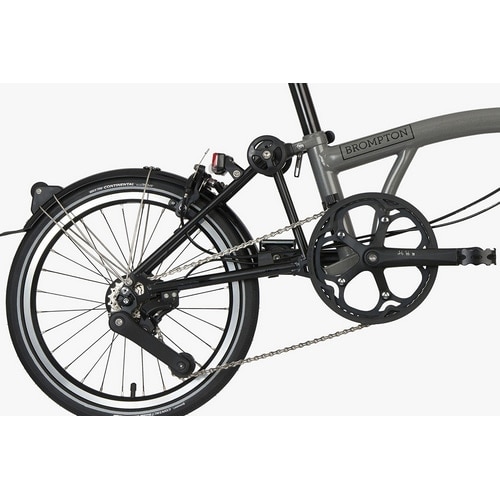 BROMPTON ( ブロンプトン ) 折りたたみ自転車 P Line Mid ( P ライン ミッド ) M4L ストーム グレー メタリック YSオリジナル輪行バッグプレゼント