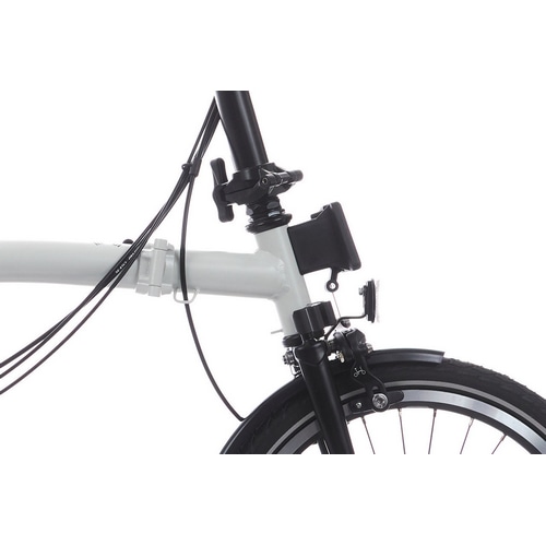 BROMPTON ( �u�����v�g�� ) �܂肽���ݎ��]�� C LINE URBAN LOW S2L ( C ���C�� �A�[�o�� ���[ S2L ) �p�s���X�z���C�g/�u���b�N �����T�C�Y ( �K���g��145-185cm�O�� )
