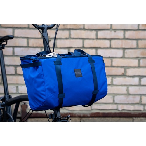 BROMPTON ( �u�����v�g�� ) �t�����g�o�b�O/�n���h���o�b�O BASKET BAG LARGE ( �o�X�P�b�g�o�b�O ���[�W ) �u���[/�l�C�r�[