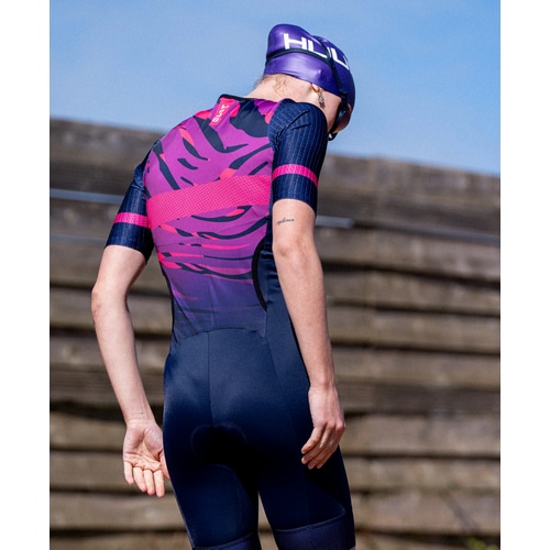 HUUB ( フーブ ) トライスーツ W CORE PRIME Q2 TRI SUIT ( ウィメンズ コア プライム Q2 トライスーツ ) パープル L レディース