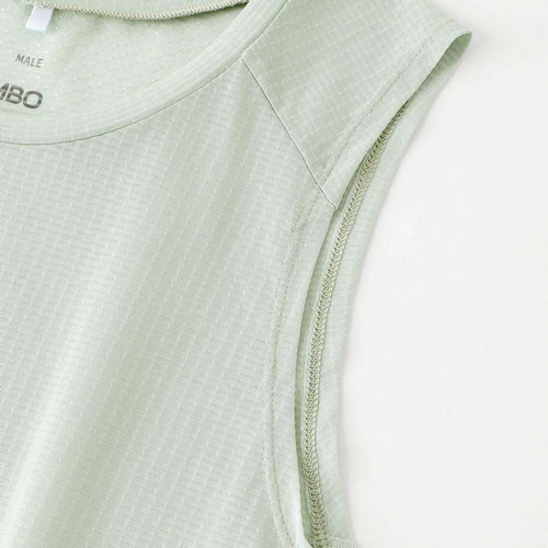 MBO ( エムビーオー ) ノースリーブインナー B120 MEN'S TRAINING SLEEVELESS BASE LAYER ( B120 メンズ トレーニング スリーブレスベースレイヤー ) アイシーグリーン M