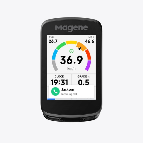 MAGENE ( マージーン ) サイクルコンピューター 本体 C606 V2 スマートGPSバイクコンピュータ ブラック