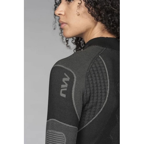 NORTH WAVE ( �m�[�X�E�F�[�u ) �����C���i�[ HIGH NECK REVOLUTION BASELAYER LS ( �n�C�l�b�N ���{�����[�V���� �x�[�X���C���[ �����O�X���[�u ) �u���b�N XL