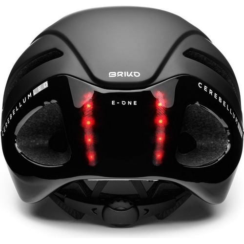 BRIKO ( ブリコ ) スポーツヘルメット E-ONE LED ( イーワン エルイーディー ) ブラックアリシアス L ( 58-63cm )