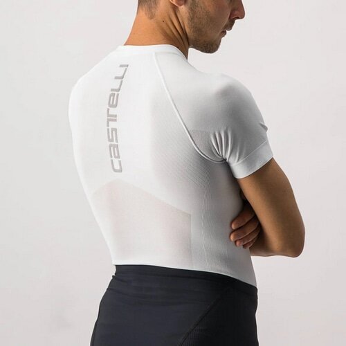 CASTELLI ( JXe ) Ci[ CORE SEAMLESS BASE LAYER SS ( RA V[X x[XC[ V[gX[u ) zCg L/XL