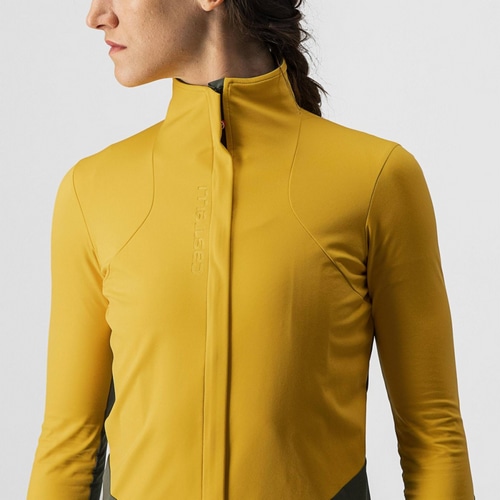 CASTELLI ( カステリ ) ジャケット BETA ROS W JACKET ( ベタ RoS ウィメンズ ジャケット ) 731 サフラン/ミリタリーグリーン S レディース