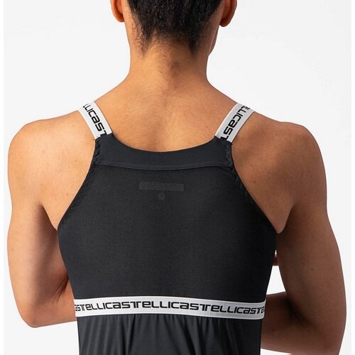 CASTELLI ( カステリ ) Tシャツ・カジュアルウェア BAVETTE TOP ( バヴェット トップ ) ライトブラック/アイボリー S レディース