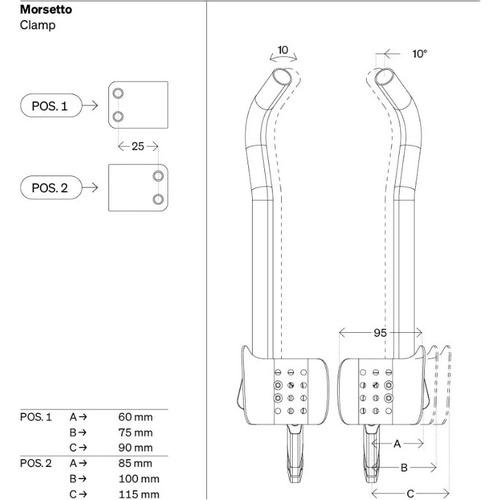 DEDA ( デダ ) TTバイク用ハンドルバー(DHハンドルバー) PARABOLICA PRO EXTENSION ( パラボリカ プロ エクステンション ) ※ 互換性のある Dedaハンドルバーをご確認ください