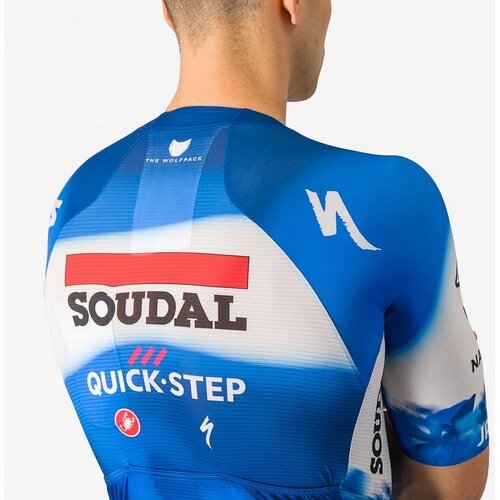 CASTELLI ( カステリ ) ワンピースジャージ SANREMO BTW SPEED SUIT ( サンレモ BTW スピードスーツ ) セラミックブルー/ホワイト XS