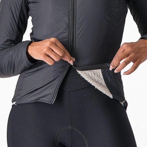 CASTELLI ( カステリ ) ジャケット FLY DIRECT W JACKET ( フライ ダイレクト ウィメンズ ジャケット ) ライトブラック/シルバーグレー S レディース