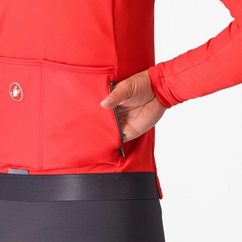 CASTELLI ( �J�X�e�� ) �����W���[�W ESPRESSO THERMAL W JERSEY ( �G�X�v���b�\ �T�[�}�� �E�B�����Y �W���[�W ) �n�C�r�X�J�X/�_�[�N�O���[ S ���f�B�[�X