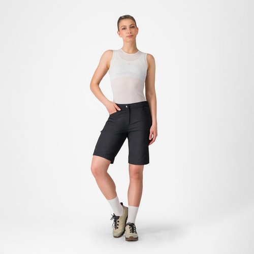 CASTELLI ( �J�X�e�� ) �J�W���A���p���c UNLIMITED ADVENTURE BAGGY W SHORT ( �A�����~�e�b�h �A�h�x���`���[ �o�M�[ �E�B�����Y �V���[�c ) �u���b�N S ���f�B�[�X