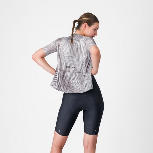 CASTELLI ( カステリ ) ビブショーツ PRIMA 2 DT BIBSHORT ( プリマ 2 ドロップテール ビブショーツ ) ブラック/ブラック XS レディース