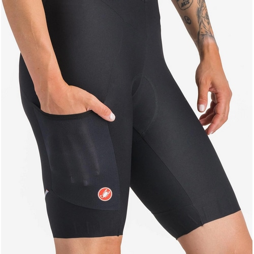 CASTELLI カステリ　グラベル＆ロード用ビブショーツ　ブラック CASTELLI] メンズアンリミテッドカーゴビブショーツロード&グラベル