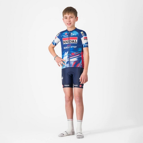 CASTELLI ( カステリ ) レーサーパンツ KID SHORT ( キッズ ショーツ ) ベルジャンブルー ( クイックステップ ) 6A