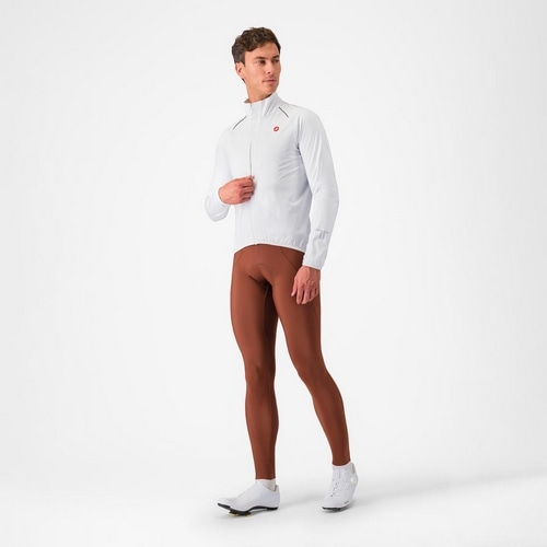 CASTELLI ( カステリ ) ジャケット EMERGENCY 3 RAIN JACKET ( エマージェンシー 3 レイン ジャケット ) ホワイト L