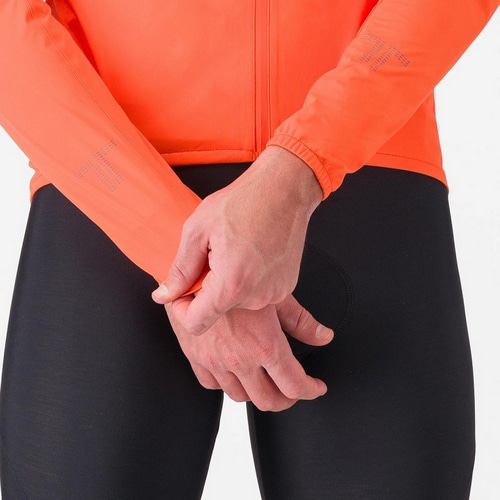 CASTELLI ( カステリ ) レインウェア EMERGENCY 3 RAIN JACKET ( エマージェンシー 3 レインジャケット ) 034 ブリリアント オレンジ M