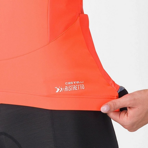 CASTELLI ( カステリ ) ベスト・ジレ PERFETTO AIR W VEST ( ペルフェット エア W ベスト ) 085 ライト ブラック XS レディース