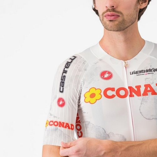 CASTELLI ( カステリ ) 半袖ジャージ GIRO 108 RACE 8S JERSEY ( ジロ 108 レース 8S ジャージ ) 001 ビアンコ XS
