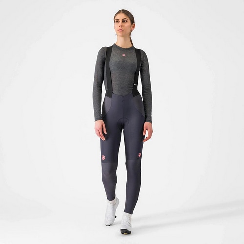 CASTELLI ( カステリ ) 長袖インナー MEDIO BASE LAYER W LONG SLEEVE ( メディオ ベースレイヤー W ロングスリーブ ) 006 メランジ グレー XS レディース