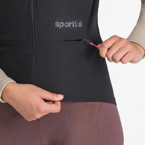 SPORTFUL ( �X�|���g�t�� ) �x�X�g�E�W�� SUPERGIARA 2 W VEST ( �X�[�p�[�W�A�� 2 �E�B�����Y �x�X�g ) �u���b�N S ���f�B�[�X