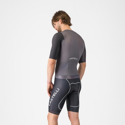 CASTELLI ( �J�X�e�� ) �r�u�V���[�c FREE AERO RACE S KIT BIBSHORT ( �t���[ �G�A�� ���[�X S �L�b�g �r�u�V���[�c ) �u���b�N/�z���C�g L