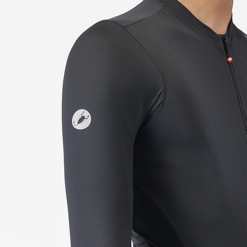 CASTELLI ( �J�X�e�� ) �����W���[�W ESPRESSO 2 LS JERSEY ( �G�X�v���b�\ 2 �����O�X���[�u�W���[�W ) �u���b�N S