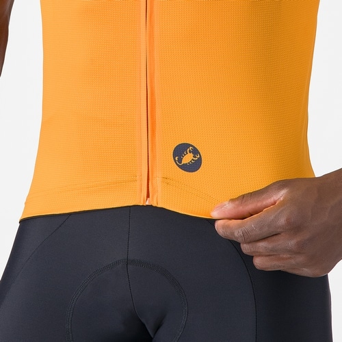 CASTELLI ( �J�X�e�� ) �����W���[�W ENTRATA APEX JERSEY ( �G���g���[�^ �A�y�b�N�X �W���[�W ) �r�r�b�h�I�����W/�g���C���C�g�u���[ L