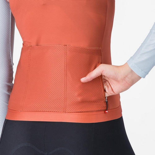 CASTELLI ( �J�X�e�� ) �����W���[�W CORRETTO W LONG SLEEVE JERSEY ( �R���b�g �E�B�����Y �����O�X���[�u�W���[�W ) �p�v���J/�E�B���^�[�X�J�C S ���f�B�[�X