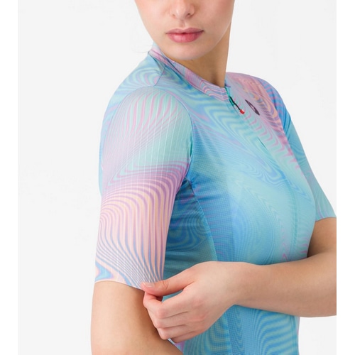 CASTELLI ( �J�X�e�� ) �����W���[�W COSMIC VORTEX JERSEY ( �R�Y�~�b�N �{���e�b�N�X �W���[�W ) �}���`�J���[�s���N�O���[�� S ���f�B�[�X