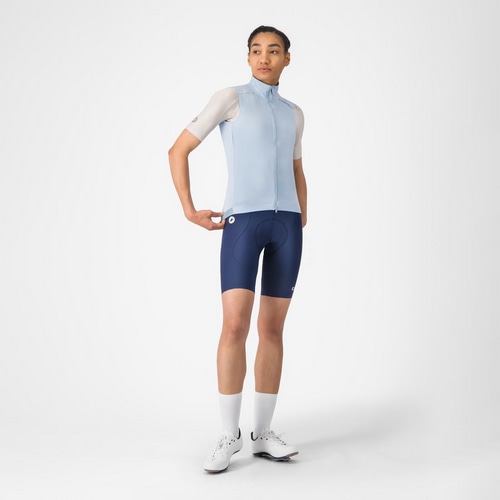 CASTELLI ( カステリ ) ベスト・ジレ ESPRESSO 2 W VEST ( エスプレッソ 2 ウィメンズ ベスト ) ウィンタースカイ S レディース