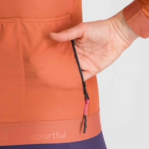 SPORTFUL ( スポルトフル ) 長袖ジャージ SRK W JERSEY LS ( SRK ウィメンズ ジャージ ロングスリーブ ) シエナグロー S レディース