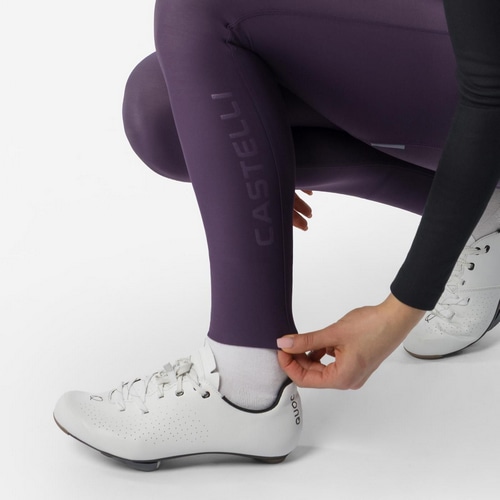 CASTELLI ( カステリ ) ビブタイツ ESPRESSO 2 W DT BIBTIGHT ( エスプレッソ 2 ウィメンズ ドロップテール ビブタイツ ) ナイトシェイド S レディース