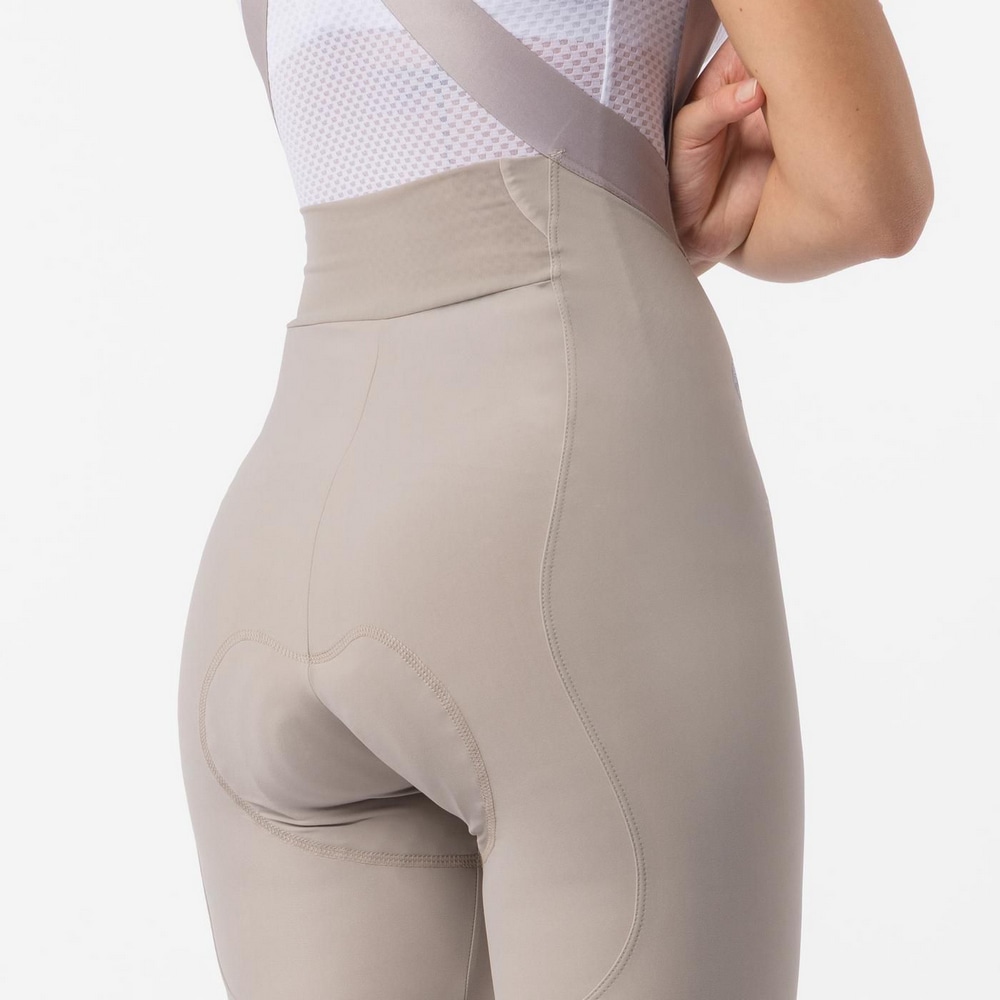 CASTELLI ( カステリ ) ビブタイツ ESPRESSO W DT TRNSTN BIBTIGHT ( エスプレッソ W DT トランジション ビブタイツ ) クレイ S レディース