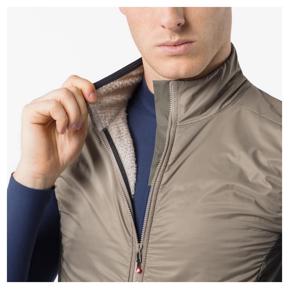 CASTELLI ( カステリ ) ベスト・ジレ FLY DIRECT VEST ( フライ ダイレクト ベスト ) ぺブルブラウン M