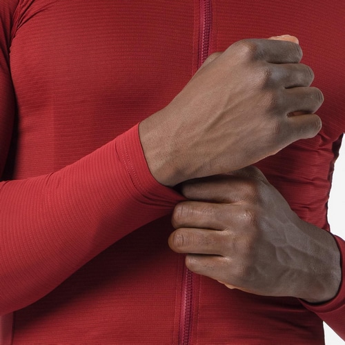CASTELLI ( カステリ ) 半袖ジャージ ESPRESSO 2 LS JERSEY ( エスプレッソ 2 ロングスリーブジャージ ) ガーネット M