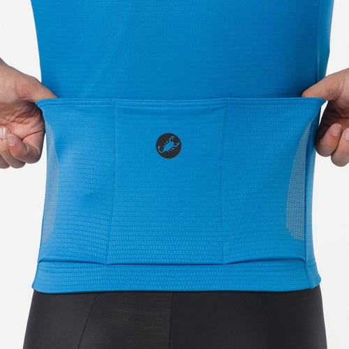 CASTELLI ( カステリ ) 長袖ジャージ PURO 4.1 JERSEY ( プーロ 4.1 ジャージ ) ブルーサーキット M
