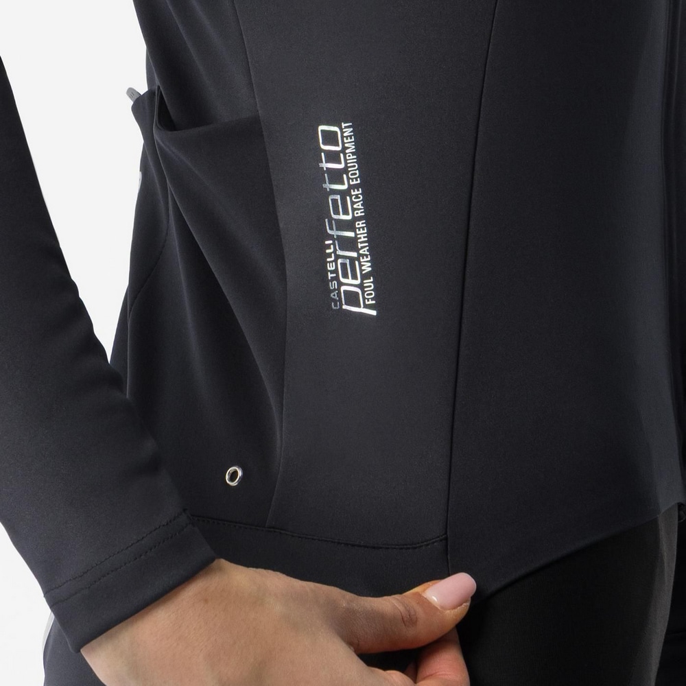 CASTELLI ( カステリ ) ジャケット PERFETTO 4 W JACKET ( ペルフェット 4 W ジャケット ) ブラック S レディース