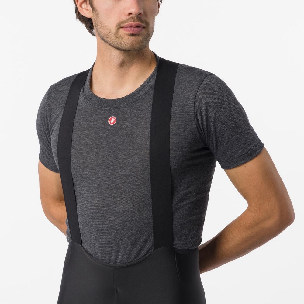 CASTELLI ( カステリ ) ビブタイツ NANO RAIN BIBTIGHT ( ナノ レイン ビブタイツ ) ブラック M