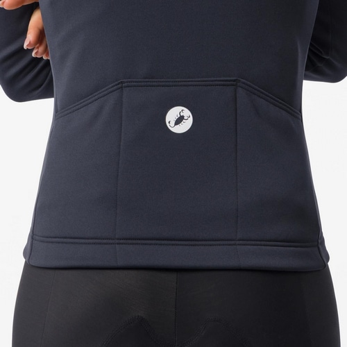 CASTELLI ( カステリ ) 長袖ジャージ SINERGIA 3 JERSEY FZ ( シネルジア 3 ジャージ FZ ) ブラック S レディース