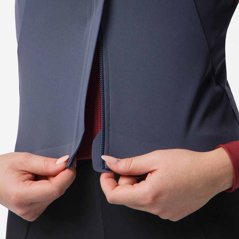 CASTELLI ( カステリ ) ベスト・ジレ PERFETTO 2 W VEST ( ペルフェット 2 W ベスト ) トワイライトブルー S レディース