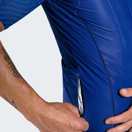 PISSEI ( ピセイ ) 半袖ジャージ サイクルジャージ サンレモ ブルー L