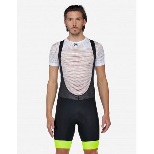 BICYCLELINE ( バイシクルライン ) ビブショーツ UNIVERSO ( ウニヴェルソ ) S2 BIB SHORTS ブラック/イエロー  L