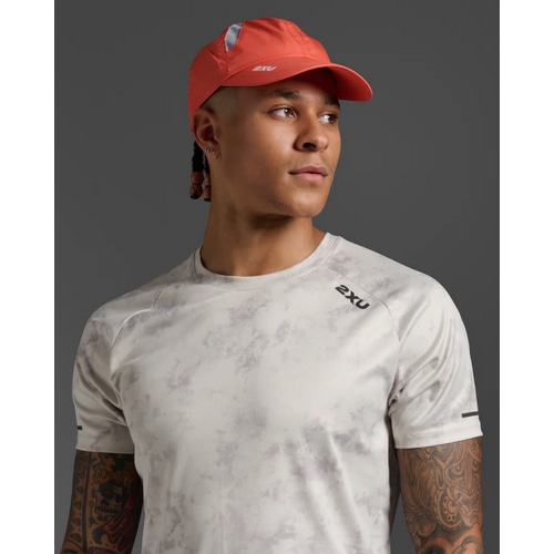 2XU ( ツータイムズユー ) キャップ RUN CAP ( ラン キャップ ) エンバー/ホワイト