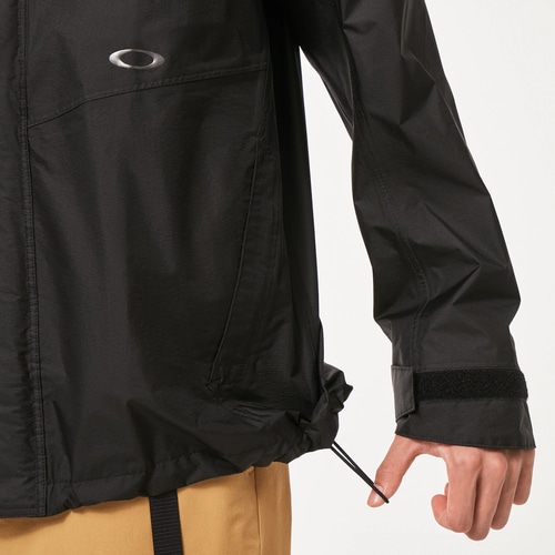 OAKLEY ( オークリー ) レインウェア FGL 2.5L PACKABLE JACKET ( FGL 2.5レイヤー パッカブル ジャケット  ) ブラックアウト L