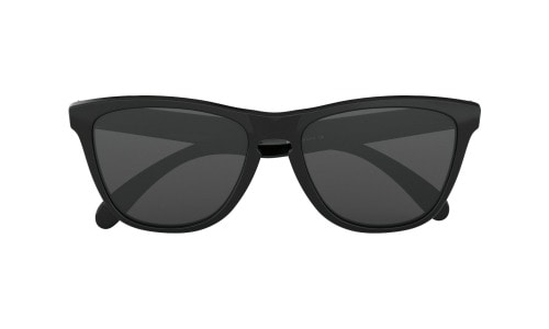 OAKLEY ( I[N[ ) TOX FROGSKINS ( ASIA FIT ) ( tbOXL AWAtBbg ) Polished Black / Grey