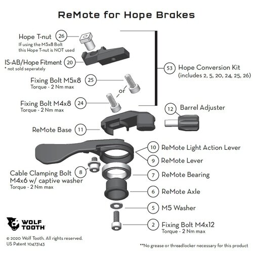 WOLFTOOTH ( �E���t�g�D�[�X ) �V�[�g�|�X�g�p�[�c REMOTE BARREL ADJUSTER ( �����[�g �o���� �A�W���X�^�[ )