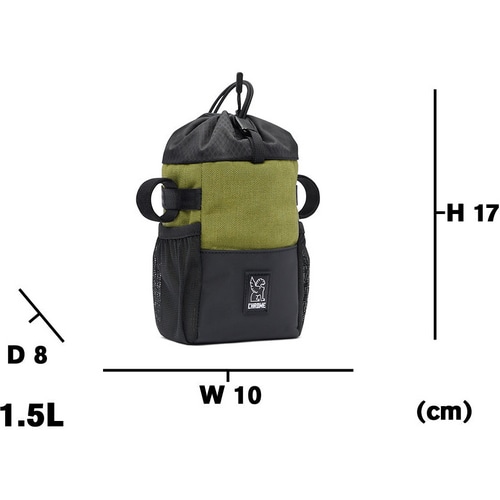 CHROME ( クローム ) リアバッグ・キャリアバッグ DOUBLE TRACK FEED BAG ( ダブルトラックフィードバッグ
